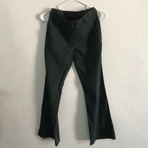 Theory Olive Green Linen Pants size 00 / xxs